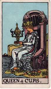 Queen of Cups from tarot minor arcana