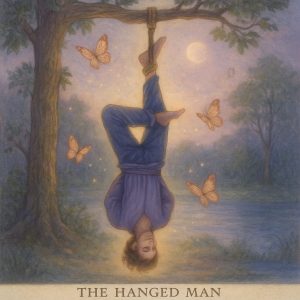 Image of the Hanged Man in Tarot