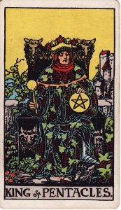 King of Pentacles from tarot minor arcana
