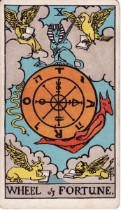 Wheel of Fortune, a major arcana tarot card