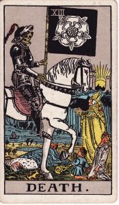 Death, a major arcana tarot card