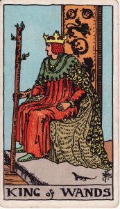 King of Wands from tarot minor arcana