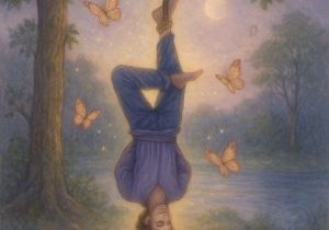 Blog post Image of the Hanged Man in Tarot
