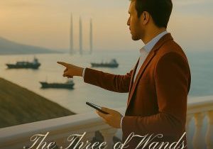 Image for blog post of the tarot Three of Wands